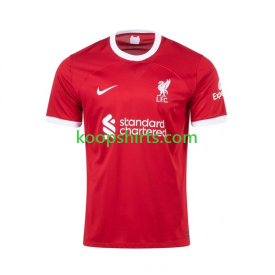 Liverpool Thuis Tenue Heren Voetbalshirts Alexis Mac Allister 10 2023-2024 Korte Mouwen