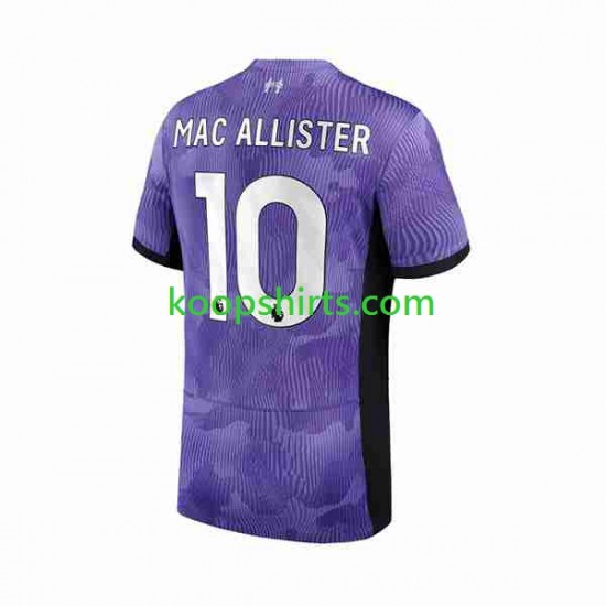 Liverpool Derde Tenue Heren Voetbalshirts Alexis Mac Allister 10 2023-2024 Korte Mouwen Liverpool Derde Tenue Heren Voetbalshirts Alexis Mac Allister 10 2023-2024 Korte Mouwen