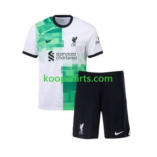 Liverpool Uit Tenue Kinder Voetbalshirts 2023-2024 Korte Mouwen Liverpool Uit Tenue Kinder Voetbalshirts 2023-2024 Korte Mouwen