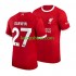 Liverpool Thuis Tenue Heren Voetbalshirts Darwin Nunez 27 2023-2024 Korte Mouwen