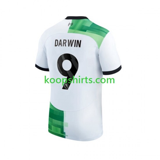 Liverpool Uit Tenue Heren Voetbalshirts Darwin Nunez 9 2023-2024 Korte Mouwen Liverpool Uit Tenue Heren Voetbalshirts Darwin Nunez 9 2023-2024 Korte Mouwen