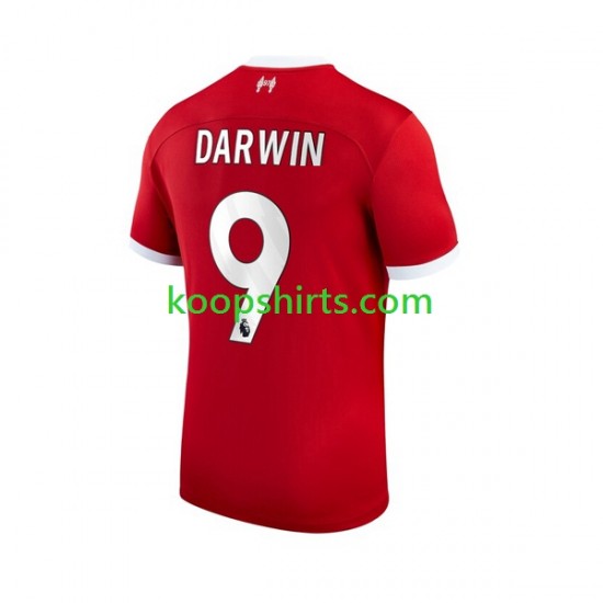 Liverpool Thuis Tenue Heren Voetbalshirts Darwin Nunez 9 2023-2024 Korte Mouwen Liverpool Thuis Tenue Heren Voetbalshirts Darwin Nunez 9 2023-2024 Korte Mouwen
