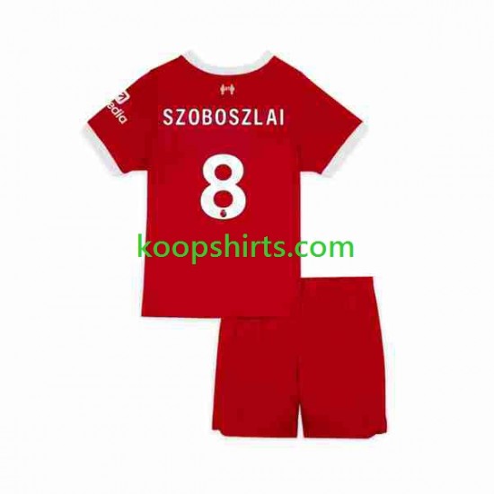 Liverpool Thuis Tenue Kinder Voetbalshirts Dominik Szoboszlai 8 2023 Korte Mouwen Liverpool Thuis Tenue Kinder Voetbalshirts Dominik Szoboszlai 8 2023 Korte Mouwen