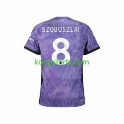 Liverpool Derde Tenue Heren Voetbalshirts Dominik Szoboszlai 8 2023-2024 Korte Mouwen