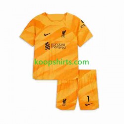 Liverpool Doelman Derde Tenue Kinder Voetbalshirts A Becker 1 2023-2024 Korte Mouwen