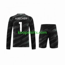 Liverpool Doelman Uit Tenue Kinder Voetbalshirts A.Becker 1 2023-2024 Lange Mouwen