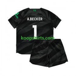 Liverpool Doelman Uit Tenue Kinder Voetbalshirts A.Becker 1 2023-2024 Korte Mouwen
