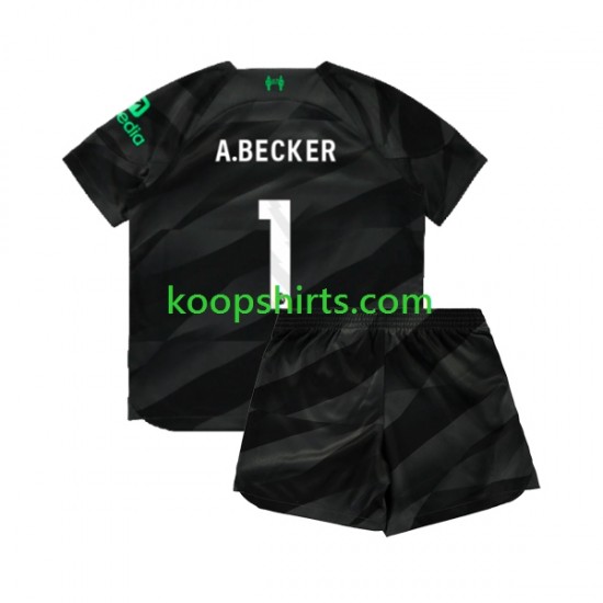 Liverpool Doelman Uit Tenue Kinder Voetbalshirts A.Becker 1 2023-2024 Korte Mouwen Liverpool Doelman Uit Tenue Kinder Voetbalshirts A.Becker 1 2023-2024 Korte Mouwen