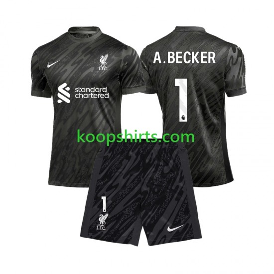 Liverpool Doelman Thuis Tenue Kinder Voetbalshirts Alisson Becker 1 2024-2025 Korte Mouwen Liverpool Doelman Thuis Tenue Kinder Voetbalshirts Alisson Becker 1 2024-2025 Korte Mouwen
