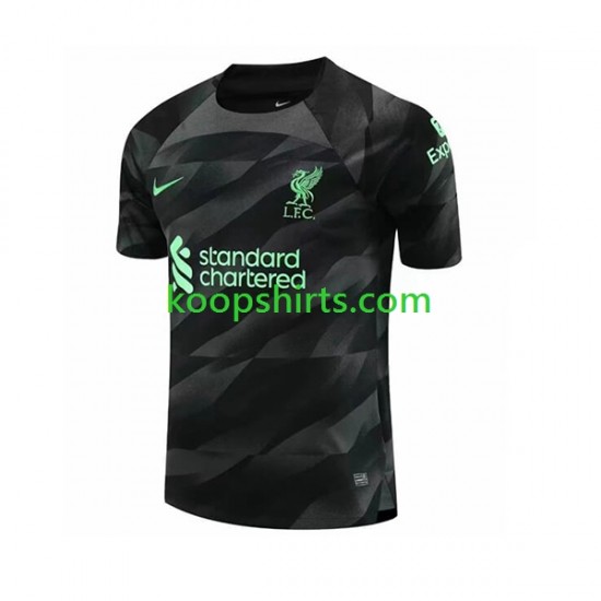 Liverpool Doelman Uit Tenue Heren Voetbalshirts 2023-2024 Korte Mouwen Liverpool Doelman Uit Tenue Heren Voetbalshirts 2023-2024 Korte Mouwen