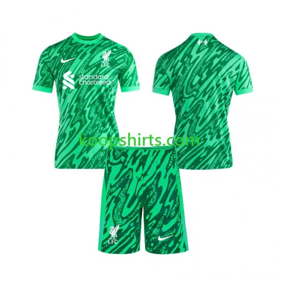 Liverpool Doelman Uit Tenue Kinder Voetbalshirts 2024-2025 Korte Mouwen Liverpool Doelman Uit Tenue Kinder Voetbalshirts 2024-2025 Korte Mouwen