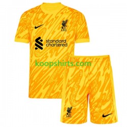 Liverpool Doelman Vierde Tenue Kinder Voetbalshirts 2024-2025 Korte Mouwen