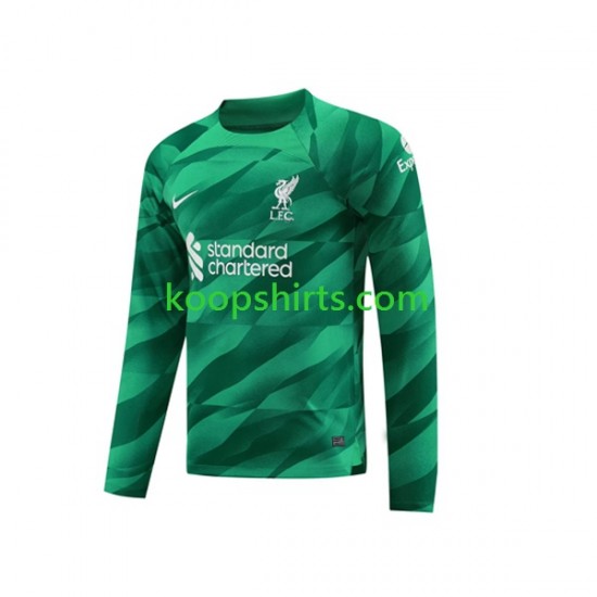 Liverpool Doelman Thuis Tenue Heren Voetbalshirts 2023-2024 Lange Mouwen Liverpool Doelman Thuis Tenue Heren Voetbalshirts 2023-2024 Lange Mouwen