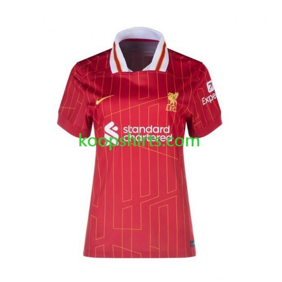 Liverpool Thuis Tenue Dames Voetbalshirts 2024-2025 Korte Mouwen Liverpool Thuis Tenue Dames Voetbalshirts 2024-2025 Korte Mouwen