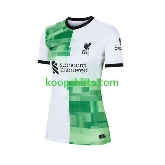 Liverpool Uit Tenue Dames Voetbalshirts 2023-2024 Korte Mouwen Liverpool Uit Tenue Dames Voetbalshirts 2023-2024 Korte Mouwen