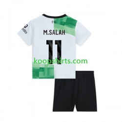 Liverpool Uit Tenue Kinder Voetbalshirts M.Salah 11 2023-2024 Korte Mouwen