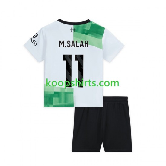 Liverpool Uit Tenue Kinder Voetbalshirts M.Salah 11 2023-2024 Korte Mouwen Liverpool Uit Tenue Kinder Voetbalshirts M.Salah 11 2023-2024 Korte Mouwen