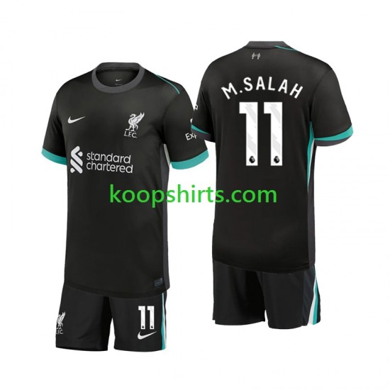 Liverpool Uit Tenue Kinder Voetbalshirts M.Salah 11 2024-2025 Korte Mouwen Liverpool Uit Tenue Kinder Voetbalshirts M.Salah 11 2024-2025 Korte Mouwen