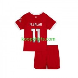 Liverpool Thuis Tenue Kinder Voetbalshirts M.Salah 11 2023-2024 Korte Mouwen