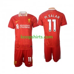 Liverpool Thuis Tenue Kinder Voetbalshirts M.Salah 11 2024-2025 Korte Mouwen