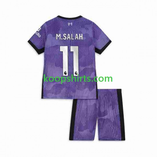 Liverpool Derde Tenue Kinder Voetbalshirts M.Salah 11 2023-2024 Korte Mouwen Liverpool Derde Tenue Kinder Voetbalshirts M.Salah 11 2023-2024 Korte Mouwen
