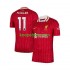 Liverpool Thuis Rood Tenue Heren Voetbalshirts Mohamed Salah 11 2024-2025 Korte Mouwen