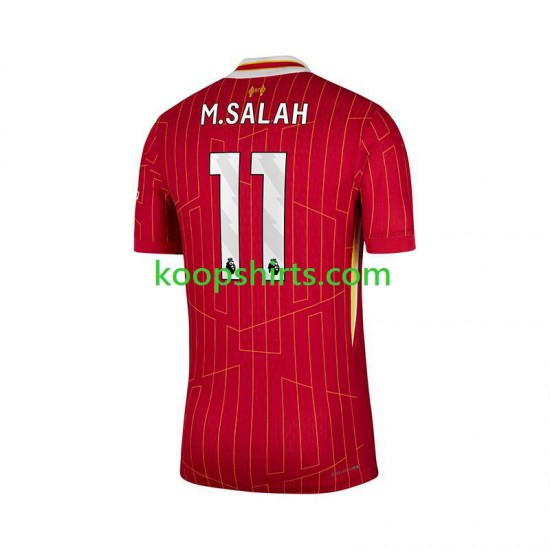 Liverpool Thuis Rood Tenue Heren Voetbalshirts Mohamed Salah 11 2024-2025 Korte Mouwen