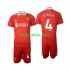 Liverpool Thuis Tenue Kinder Voetbalshirts Virgil 4 2024-2025 Korte Mouwen