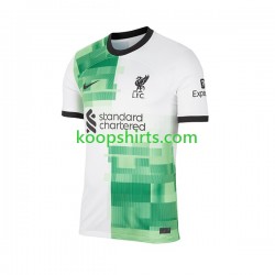 Liverpool Uit Tenue Kinder Voetbalshirts Virgil van Dijk 4 2023-2024 Korte Mouwen