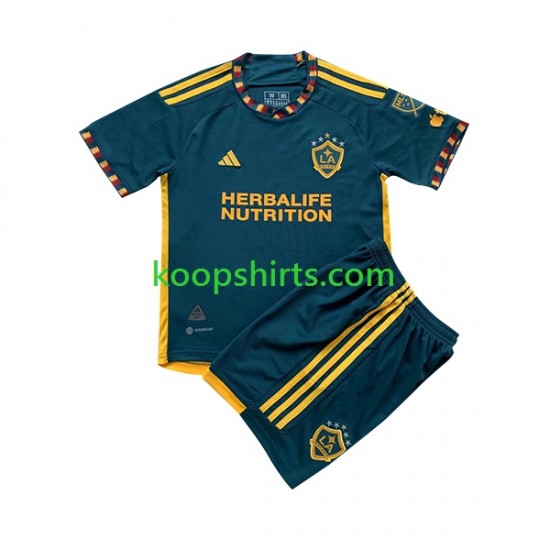 Los Angeles Galaxy Uit Tenue Kinder Voetbalshirts 2023-2024 Korte Mouwen Los Angeles Galaxy Uit Tenue Kinder Voetbalshirts 2023-2024 Korte Mouwen