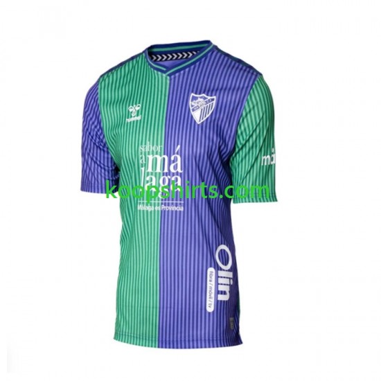 Málaga CF Uit Tenue Heren Voetbalshirts 2023-2024 Korte Mouwen Málaga CF Uit Tenue Heren Voetbalshirts 2023-2024 Korte Mouwen