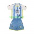 Málaga CF Thuis Tenue Kinder Voetbalshirts 2024-2025 Korte Mouwen