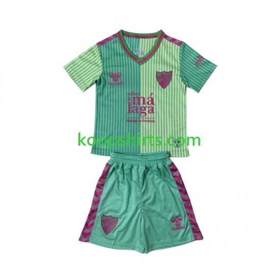 Málaga CF Derde Tenue Kinder Voetbalshirts 2023-2024 Korte Mouwen Málaga CF Derde Tenue Kinder Voetbalshirts 2023-2024 Korte Mouwen