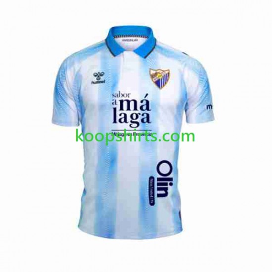 Málaga CF Thuis Tenue Heren Voetbalshirts 2023-2024 Korte Mouwen Málaga CF Thuis Tenue Heren Voetbalshirts 2023-2024 Korte Mouwen