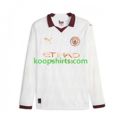 Manchester City Uit Tenue Heren Voetbalshirts 2023-2024 Lange Mouwen