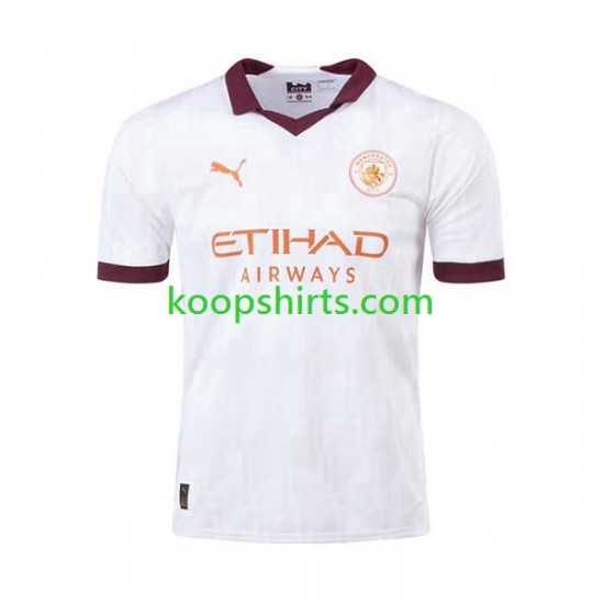 Manchester City Uit Tenue Heren Voetbalshirts 2023-2024 Korte Mouwen Manchester City Uit Tenue Heren Voetbalshirts 2023-2024 Korte Mouwen