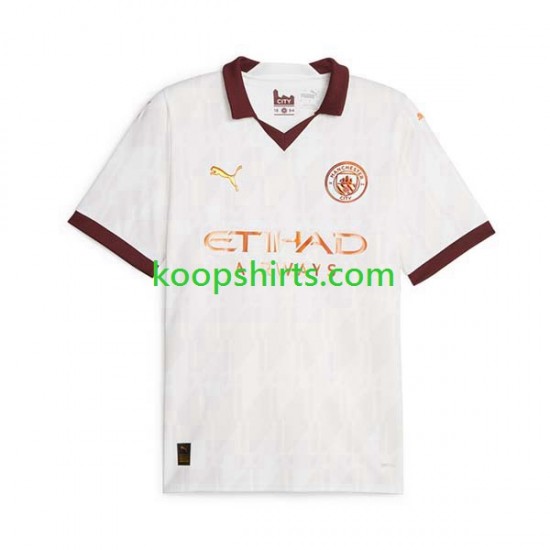Manchester City Uit Tenue Heren Voetbalshirts 2023-2024 Korte Mouwen