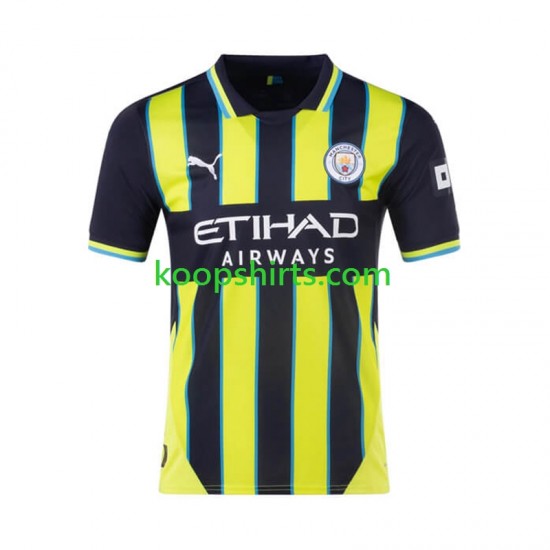 Manchester City Uit Tenue Heren Voetbalshirts 2024-2025 Korte Mouwen Manchester City Uit Tenue Heren Voetbalshirts 2024-2025 Korte Mouwen