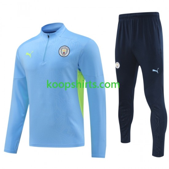 Manchester City Blauw Sweatshirts Pak 2024-2025 Manchester City Blauw Sweatshirts Pak 2024-2025