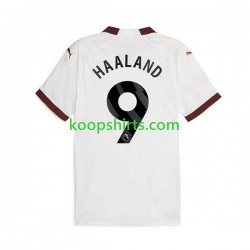Manchester City Uit Tenue Heren Voetbalshirts Erling Haaland 9 2023-2024 Korte Mouwen