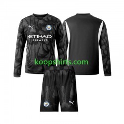 Manchester City Doelman Vierde Tenue Kinder Voetbalshirts 2024-2025 Lange Mouwen