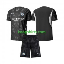 Manchester City Doelman Vierde Tenue Kinder Voetbalshirts 2024-2025 Korte Mouwen