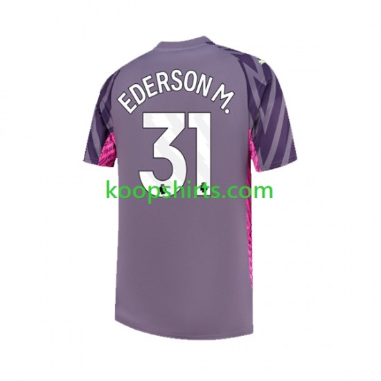 Manchester City Doelman Uit Tenue Heren Voetbalshirts Ederson Moraes 31 2023-2024 Korte Mouwen Manchester City Doelman Uit Tenue Heren Voetbalshirts Ederson Moraes 31 2023-2024 Korte Mouwen