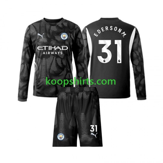 Manchester City Doelman Vierde Tenue Kinder Voetbalshirts Ederson Moraes 31 2024-2025 Lange Mouwen Manchester City Doelman Vierde Tenue Kinder Voetbalshirts Ederson Moraes 31 2024-2025 Lange Mouwen