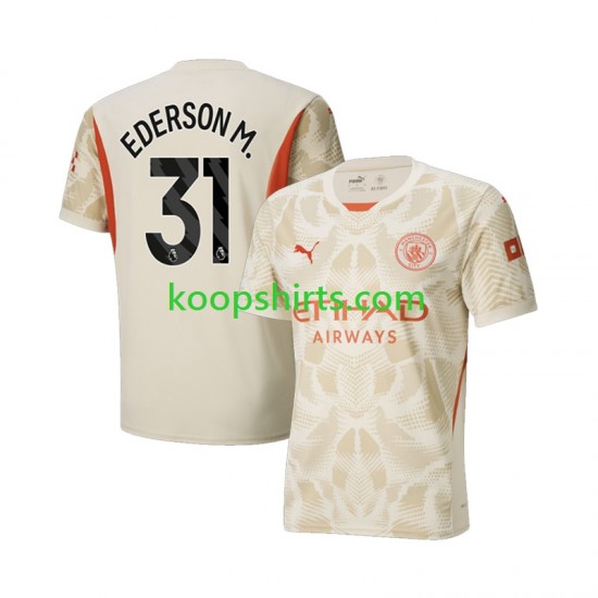 Manchester City Doelman Derde Tenue Heren Voetbalshirts Ederson Moraes 31 2024-2025 Korte Mouwen Manchester City Doelman Derde Tenue Heren Voetbalshirts Ederson Moraes 31 2024-2025 Korte Mouwen