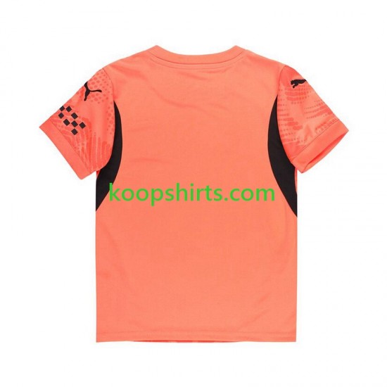 Manchester City Doelman Uit Oranje Tenue Heren Voetbalshirts 2024-2025 Korte Mouwen