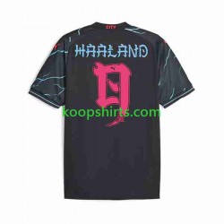 Japan Manchester City Derde Tenue Heren Voetbalshirts Haaland 9 ese Tour Printing 2023-2024 Korte Mouwen