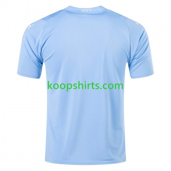 Manchester City Thuis Tenue Heren Voetbalshirts 2023-2024 Korte Mouwen