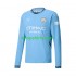 Manchester City Thuis Tenue Heren Voetbalshirts 2024-2025 Lange Mouwen