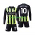 Manchester City Uit Tenue Kinder Voetbalshirts Jack Grealish 10 2024-2025 Lange Mouwen